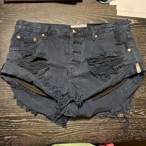 One Teaspoon Bandits, dark navy color, size 27